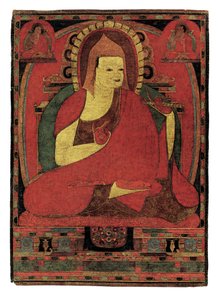 Portrait of the Indian Monk Atisha. Tibet